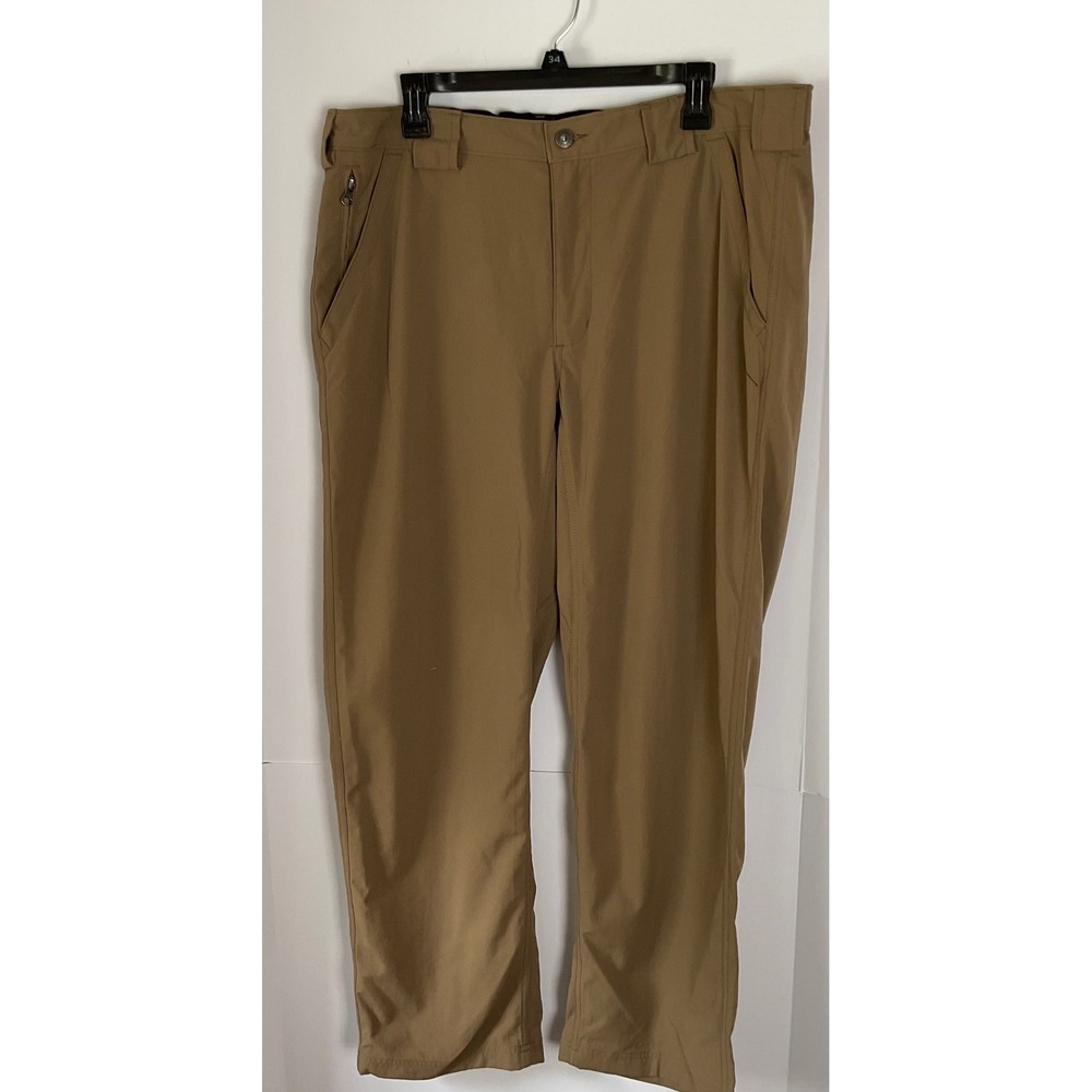 Duluth Trading Co Dry on the Fly Nylon Cargo Pants Mens XL x 30 Tan Brown 71712